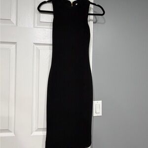 Dress the Population Black Midi Dress